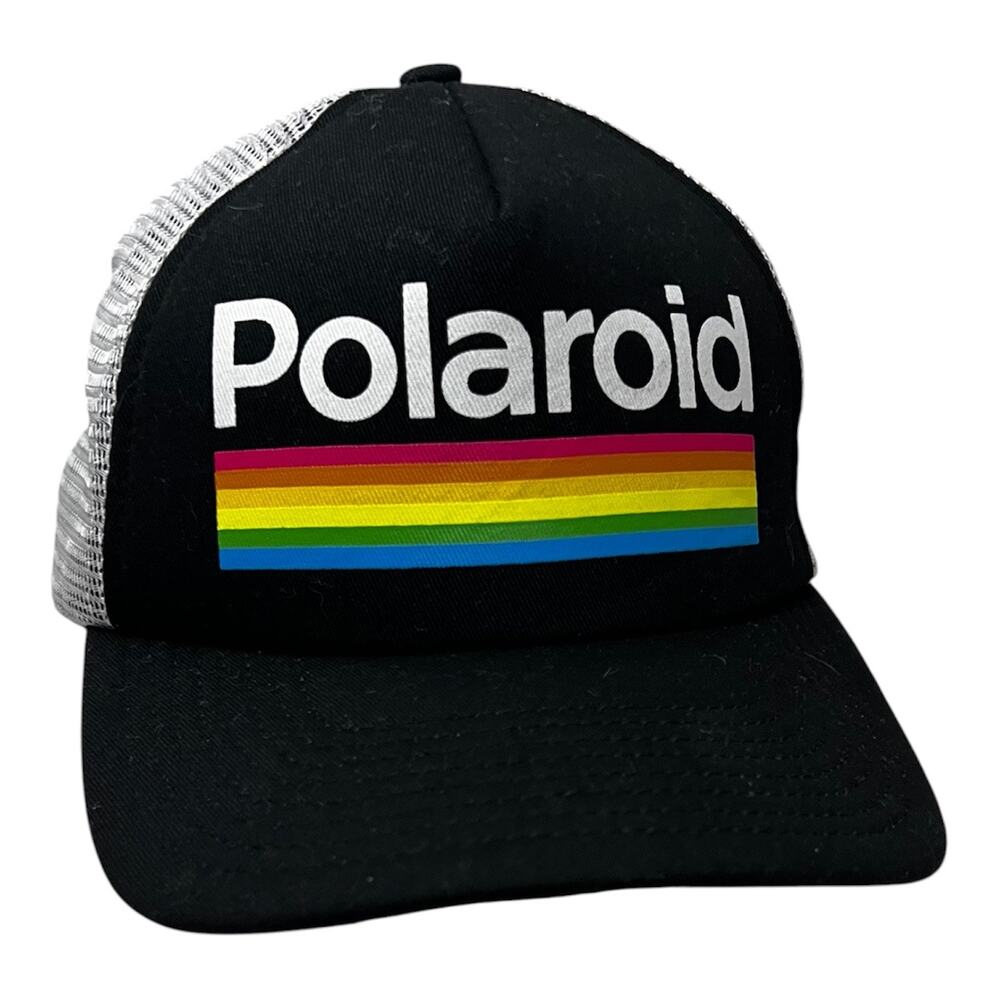 Polaroid unisex adjustable trucker Baseball Cap hat Lightweight Mesh back retro